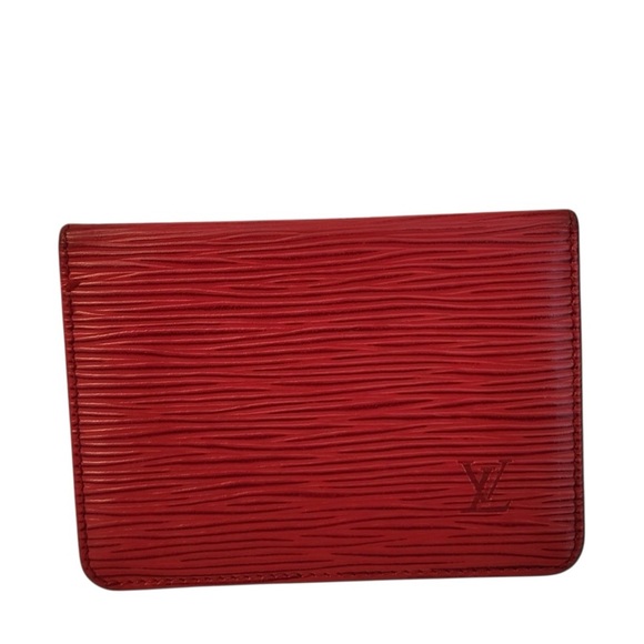 Louis Vuitton Handbags - ✨💎EUC💎✨LOUIS VUITTON RED EPI CARD HOLDER